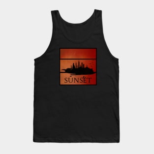 City sunset Tank Top